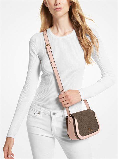 Lucie Small Logo Crossbody Bag .